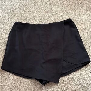 She + Sky Black Skorts with A-Line Cut